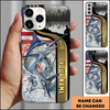 Joycorners American Flag Marlin Fishing Personalized Phone Case