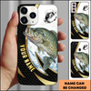 Joycorners Crappie Fishing Black Gold Personalized Phone Case