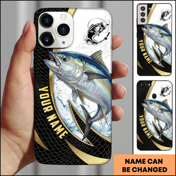 Joycorners Tuna Fishing Black Gold Personalized Phone Case