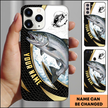 Joycorners Chinook Fishing Black Gold Personalized Phone Case
