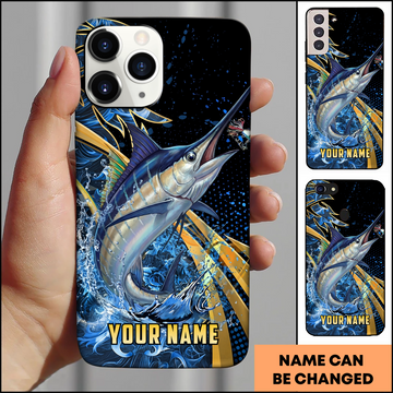 Joycorner Marlin Night Splash Personalized Phone Case