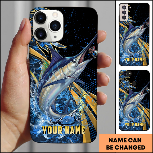 Joycorner Marlin Night Splash Personalized Phone Case
