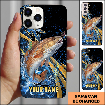 Joycorner Redfish Night Splash Personalized Phone Case