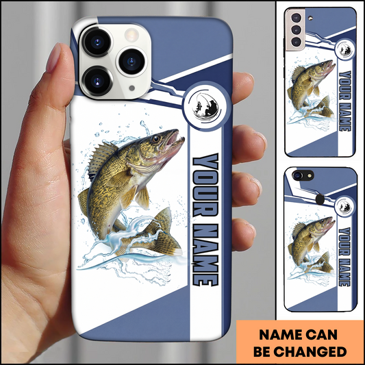 Joycorners Walleye Splash Personalized Phone Case
