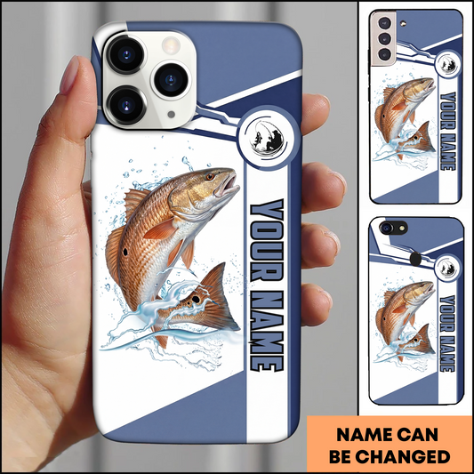 Joycorners Redfish Splash Personalized Phone Case