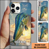 Joycorners Jumping Mahi-mahi Sunset Fishing Personalized Phone Case