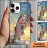 Joycorners Jumping Trout Sunset Fishing Personalized Phone Case