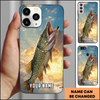 Joycorners Jumping Pike Sunset Fishing Personalized Phone Case