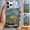 Joycorners Mountain River Walleye Personalized Phone Case