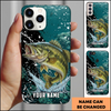 Joycorners Trophy Bass Splash Personalized Phone Case