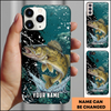 Joycorners Trophy Walleye Splash Personalized Phone Case