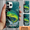 Joycorners Trophy Mahi-mahi Splash Personalized Phone Case
