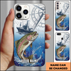 Joycorners Nautical Compass Trout Fishing Personalized Phone Case