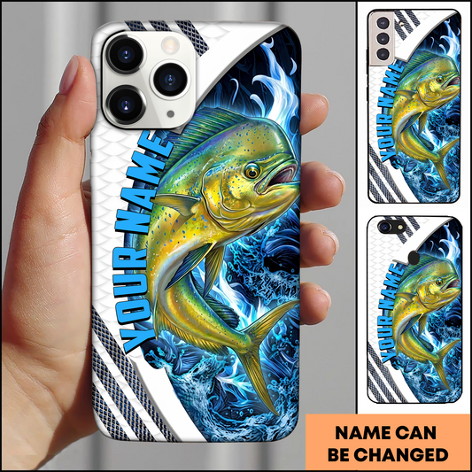 Joycorners Mahi-mahi Fishing Wave Personalized Phone Case