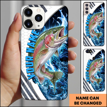 Joycorners Trout Fishing Wave Personalized Phone Case