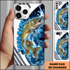 Joycorners Pike Fishing Wave Personalized Phone Case