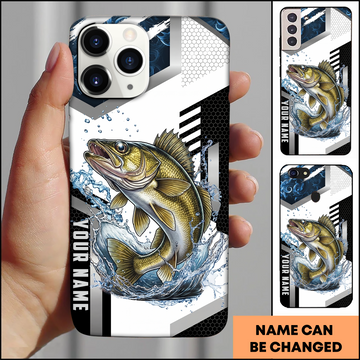 Joycorners Walleye Jumping Water Personalized Phone Case