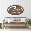 Joycorners Personalized Oval Farm Sign with Family name and Established Date,  Family Farm Wall Decor, Farm Wall Decor, Farm Scene Wall Decor, Gift for Farmer, Fathers Day LM0110