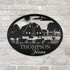 Joycorners Personalized Farm Name and Farm Animals Oval Sign , Farm Wall Decor & Wall Art, Farmhouse Decor , Family Farm Wall Home Decor, Fathers Day, Gift for a Farmer, Farm Lovers LM0110