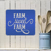 Joycorners Farm Sweet Farm Wall Decor, Farmhouse Wall Art , Farm Home Decor, Rustic Farmhouse Wall Decor, Farm Wall Hanging Signs LM0110