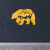 Joycorners Bear Silhouette With Mountain Scene Metal Sign-Rustic Cabin-Lodge Metal Wall Decor with Mountain scene LM0110