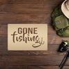 Joycorners Gone Fishing Metal Sign, Fishing Signs, Fishing Wall Decor, Fishing Wall Art, Fishing Signage, Wall Hanging Fish Decor LM0110