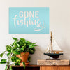 Joycorners Gone Fishing Metal Sign, Fishing Signs, Fishing Wall Decor, Fishing Wall Art, Fishing Signage, Wall Hanging Fish Decor LM0110