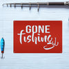 Joycorners Gone Fishing Metal Sign, Fishing Signs, Fishing Wall Decor, Fishing Wall Art, Fishing Signage, Wall Hanging Fish Decor LM0110