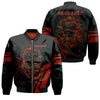 Joycorners Custom Name Mechanic Shirt Mechanic Skull Red Unisex T Shirt All Over Print PT2609