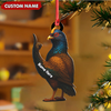 Joycorners Personalized Funny Bird Ornament – Custom Christmas Gift for Hunters & Bird Lovers MT1111