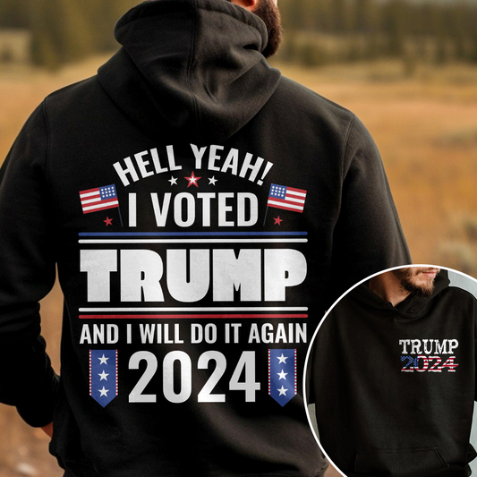 Joycorner I Vote Trump 2024 All Over Printed Shirt