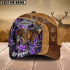 Joycorners  Cross America Hunting Deer Leather Pattern Personalized Hats 3D Multicolored
