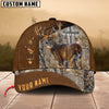 Joycorners Cross Hunting Deer Leather Pattern Personalized Hats 3D Multicolored