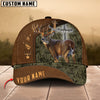 Joycorners Cross Hunting Deer Leather Pattern Personalized Hats 3D Multicolored