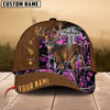 Joycorners Cross Hunting Deer Leather Pattern Personalized Hats 3D Multicolored