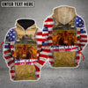 Joycorners Farm Red Angus America Pride Custom Name And Farm Name 3D Shirts