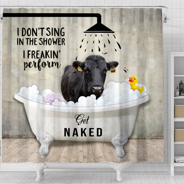 Joy Corners Dexter I Don't Sing In The Shower 3D Shower Curtain