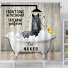 Joy Corners Black Horse I Don't Sing In The Shower 3D Shower Curtain