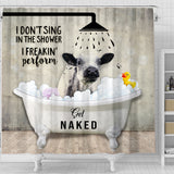 Joy Corners Speckle Park I Don't Sing In The Shower 3D Shower Curtain