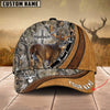 Joycorners Cross America Hunting Deer Leather Pattern 2 Personalized Hats 3D Multicolored