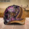 Joycorners Cross America Hunting Deer Leather Pattern 2 Personalized Hats 3D Multicolored