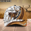 Joycorners Cross America Hunting Deer Leather Pattern 2 Personalized Hats 3D Multicolored