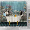 Joy Corners Speckle Park Taking Shower Under The Sea 3D Shower Curtain