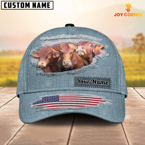 Joycorners Beefmaster Jeans Pattern Customized Name Cap