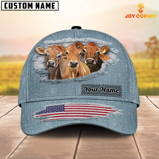 Joycorners Jersey Jeans Pattern Customized Name Cap