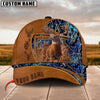 Joycorners The Best Hunting Deer Leather Pattern Personalized Hats 3D Multicolored