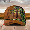 Joycorners The Best Hunting Deer Leather Pattern Personalized Hats 3D Multicolored