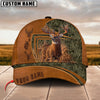 Joycorners The Best Hunting Deer Leather Pattern Personalized Hats 3D Multicolored