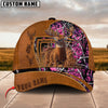 Joycorners The Best Hunting Deer Leather Pattern Personalized Hats 3D Multicolored