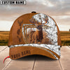 Joycorners The Best Hunting Deer Leather Pattern Personalized Hats 3D Multicolored